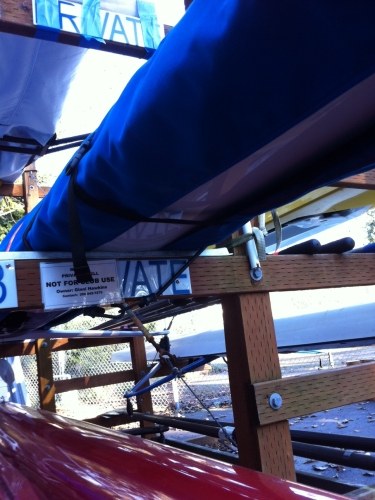 Storage Cover on a Rack